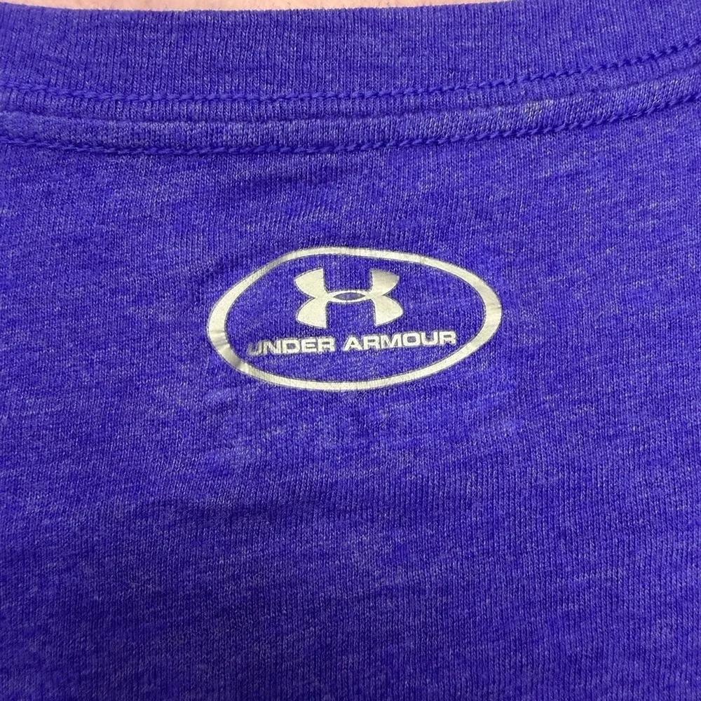 Under Armour Women's Blue Short Sleeve Tee - Picture 4 of 4